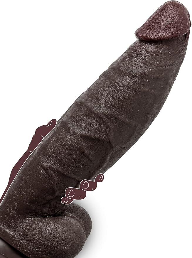 12-Inch XXL Dual-Density Silicone Dildo with Suction Cup 
