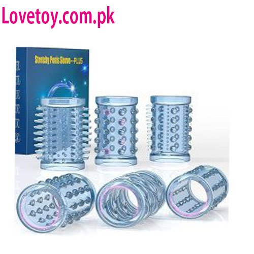 Premium Multi-Texture TPE Delay & Enhancement Sleeve Set In Pakistan