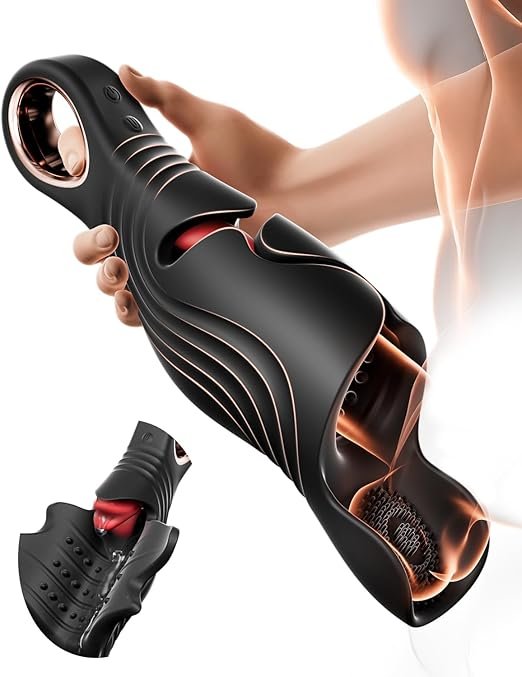 Dual-Zone Penis and Testicle Synchronized Vibrating Masturbator
