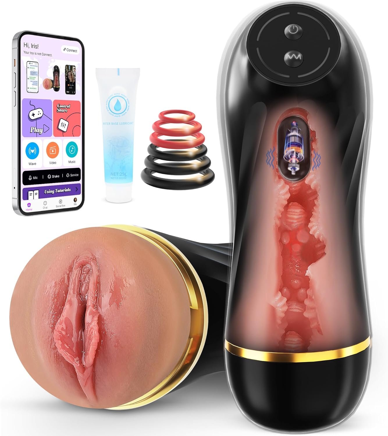 Vibrating Male Masturbator Sex Toys for Men