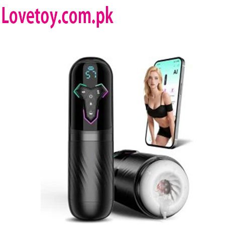 Sky Power App-Controlled Heating and Thrusting Male Masturbator In Pakistan