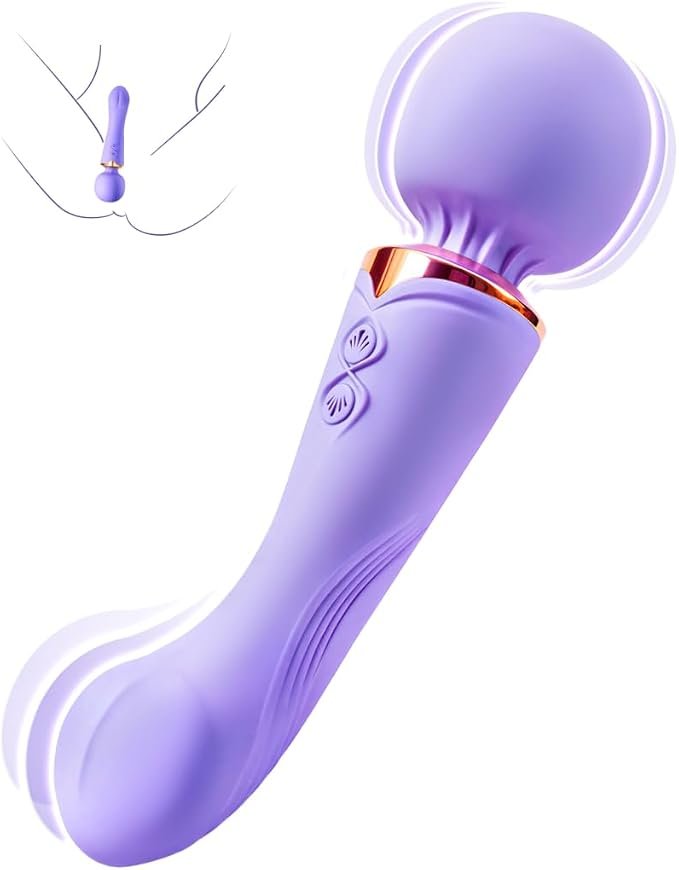 Dual-Ended Rotating Rabbit Dildo and Clitoral Massager  