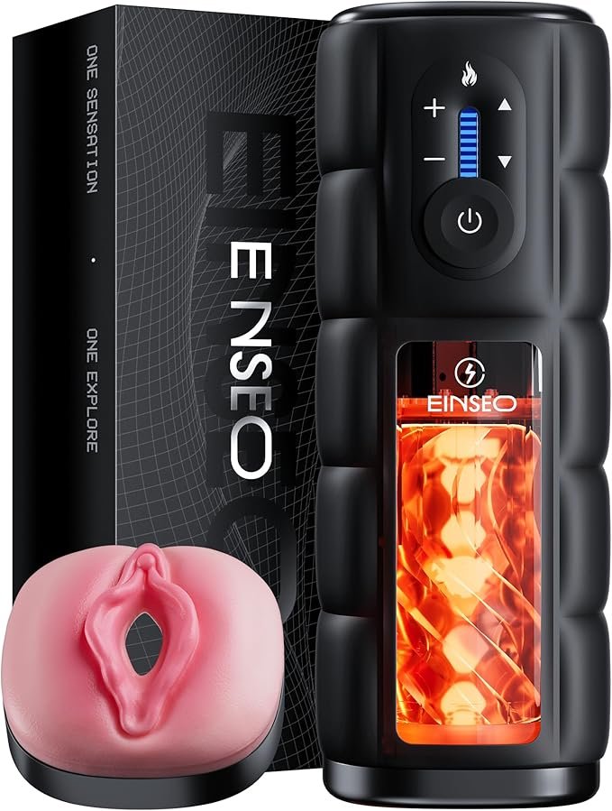 Male Masturbator with 65mm Thrusting, Heating & Vibration