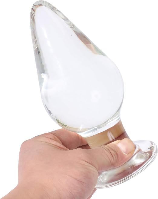 Large Borosilicate Glass Dual-Use Plug for Advanced Players  