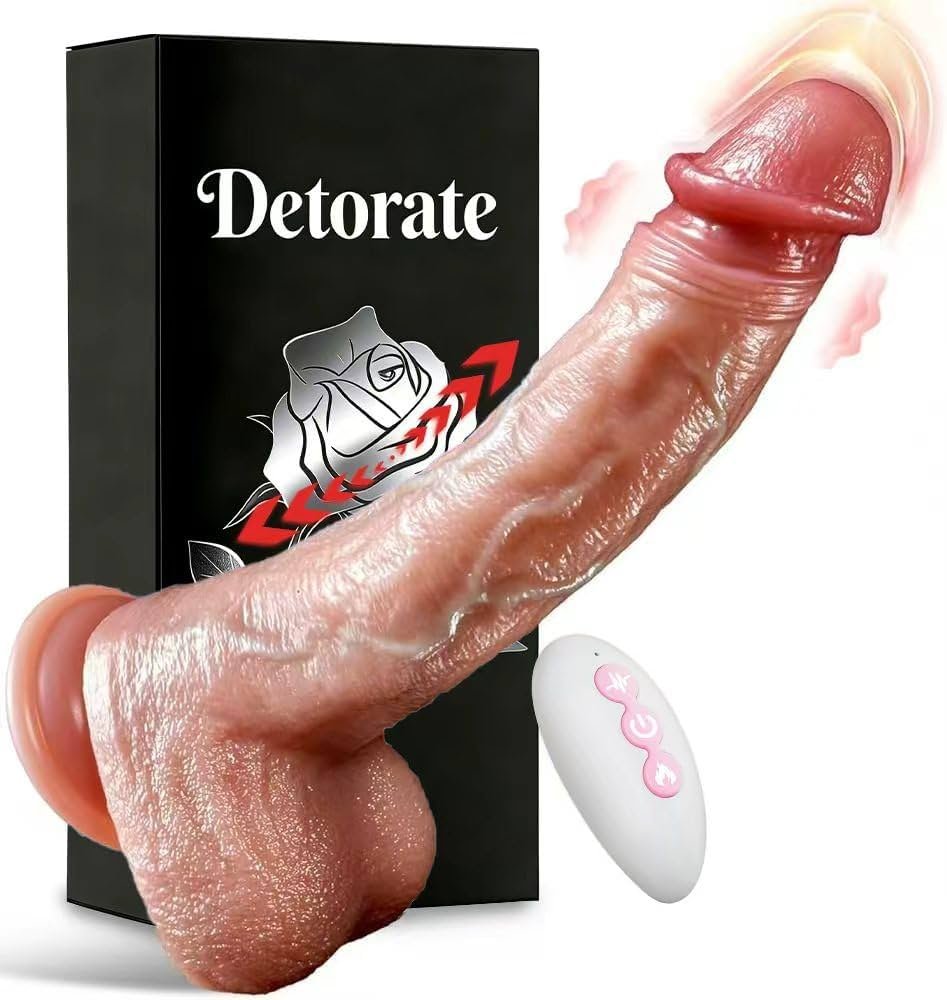 Realistic Thrusting Dildo Vibrator Sex Toys