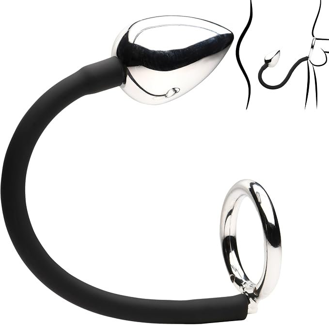 Dual Stimulation Anal Plug and Cock Ring Combo