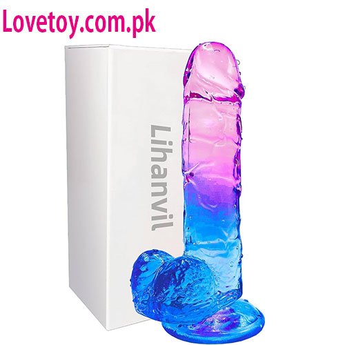 Clear Purple Dildo with Suction Cup In Pakistan – Best Price
