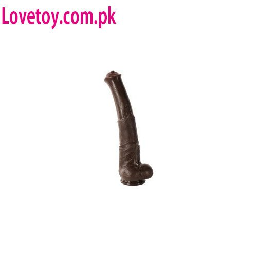 Realistic Dual-Density Silicone Dildo with Balls In Pakistan