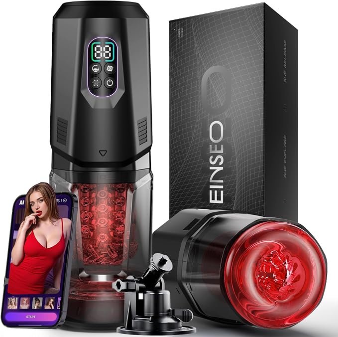  EINSEO AI Sync & Video Rhythm Male Masturbator