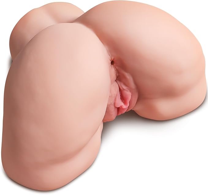 Ergonomic TPE Dual-Channel Pocket Torso Masturbator