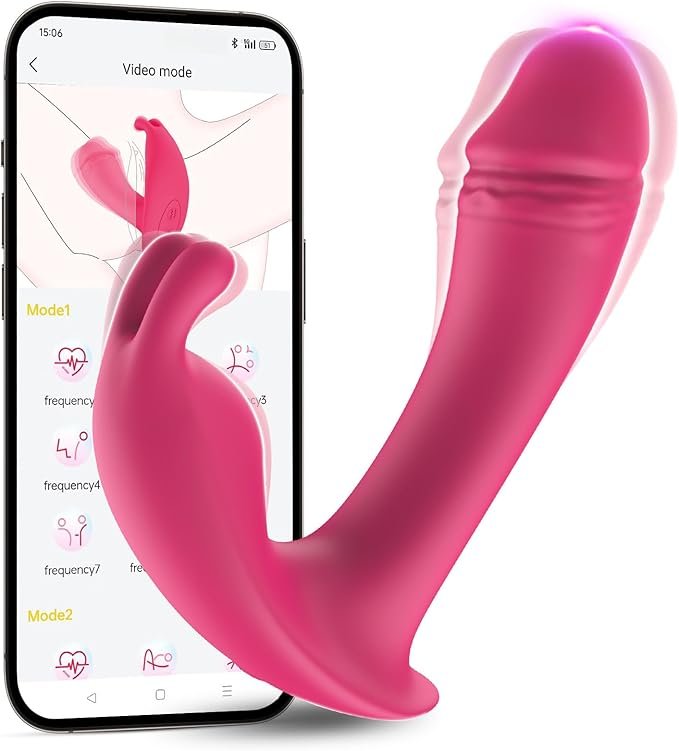 App-Controlled Rabbit & Dual-Motor Dildo Massager