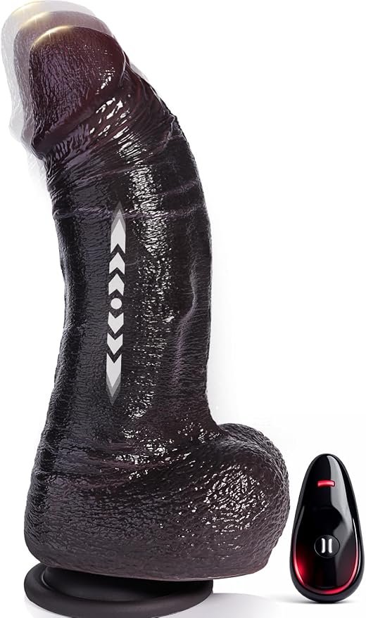 8.27-Inch Heated Thrusting Silicone Dildo with Remote  