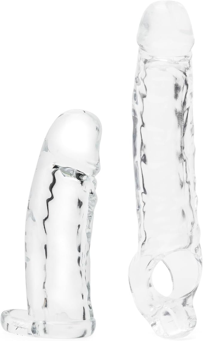 Lovehoney Mega Mighty Penis Sleeve 2-Pack | Dual-Size Girth & Length Extenders