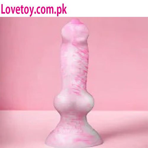 Flexible Silicone Knotted Suction Dildo In Pakistan