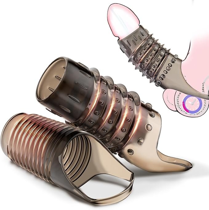 Cock Rings for Men, Reusable Penis Enlarge Sleeves Girth