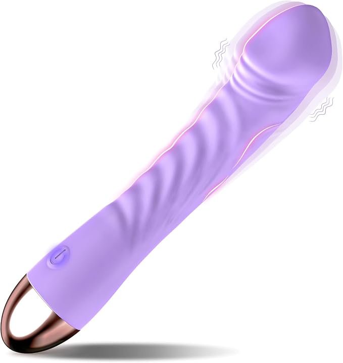 Realistic Textured Vibrating Silicone Dildo 