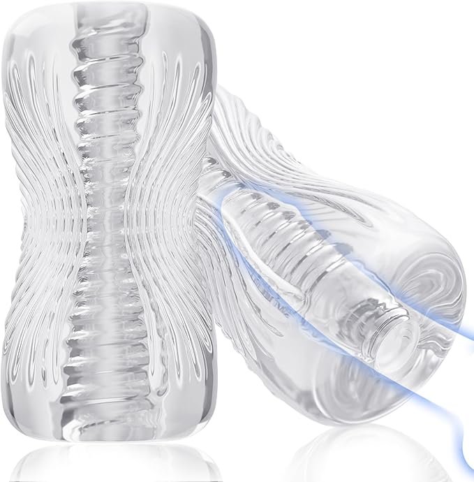 Realistic 3D Spiral Texture Male Masturbator Sleeve