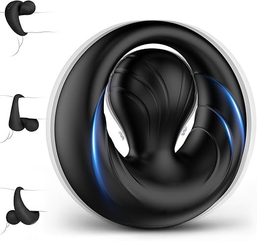 Central Ball Dual-Action Couples Vibrating Cock Ring