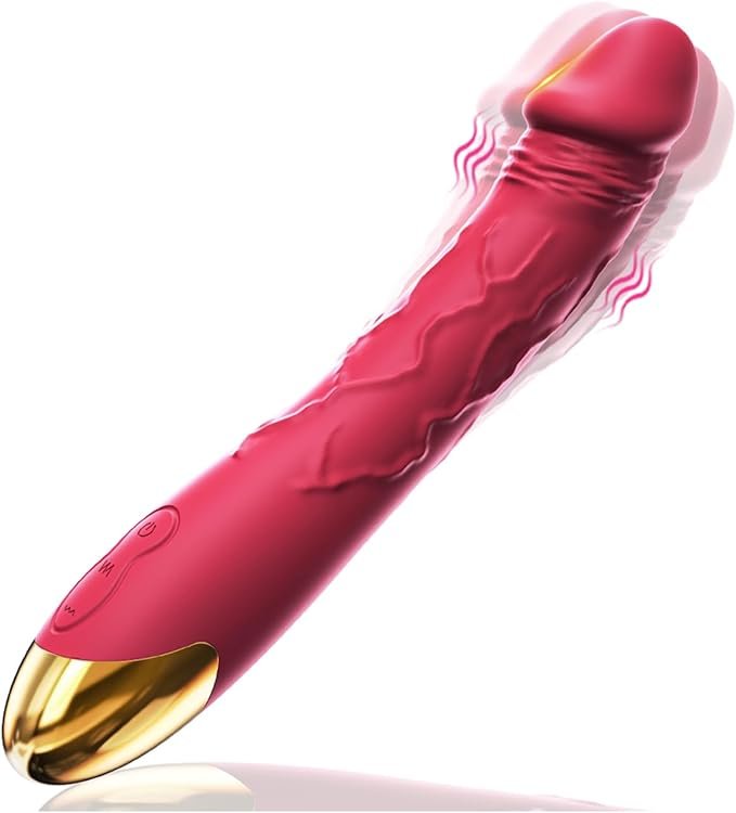 Realistic Head-Engineered Silicone Vibrating Dildo