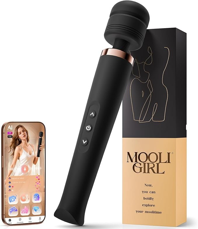 Joyhub App-Controlled Flexible Head Wand Massager