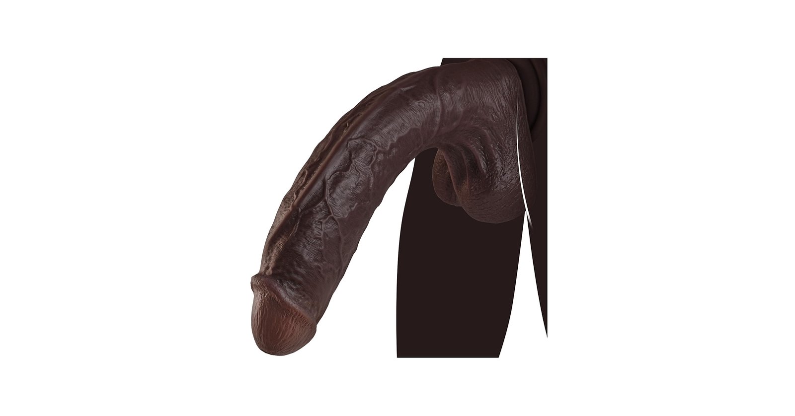 11 Inch Realistic Big Black Dildo 