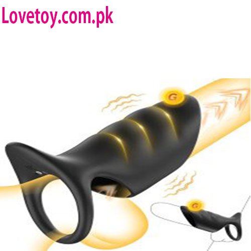 Premium 10-Mode Vibrating Girth-Enhancing Penis Sleeve & Stamina Ring In Pakistan