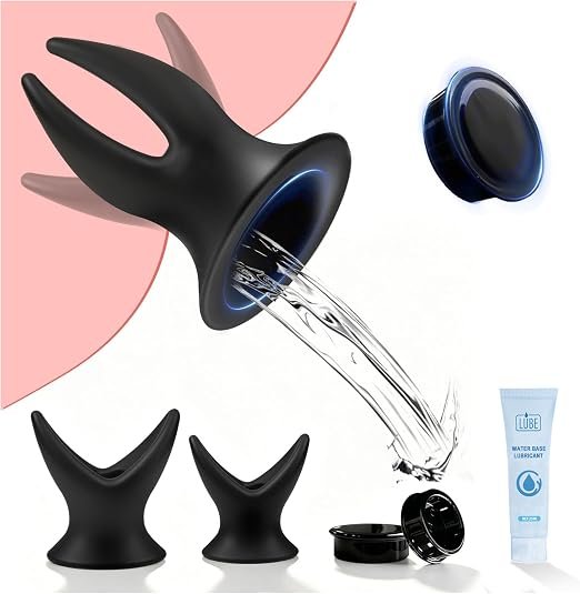 V-Shape Hollow Silicone Butt Plug and Trainer 