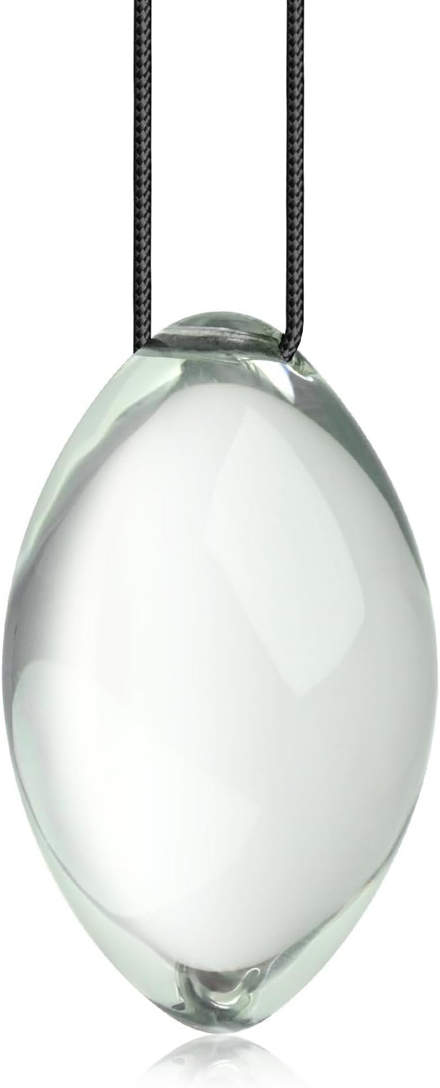 Glass Egg Anal Stretcher Plug – Base-Free Corded Pull Toy for Men & Women