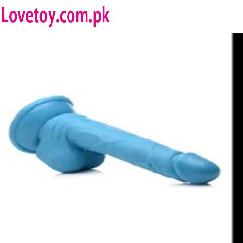 6.5 Inch Dildo with Balls Blue In Pakistan