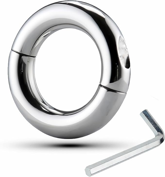 Premium Ergonomic Stainless Steel Screw-Style Fitness & Training Ring 