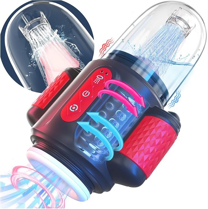 Advanced Water Spray and Rotating Automatic Male Masturbator  