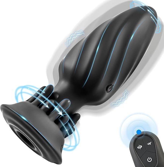 Rotating Tentacle and Beaded Vibrating Anal Plug