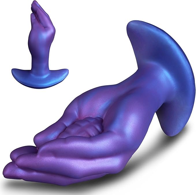 Premium XL Silicone Hyper-Realistic Hand Fisting Dildo with Safety T-Base