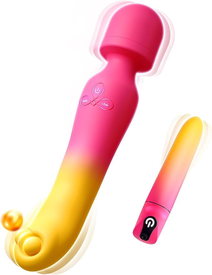 G Spot Vibrator Wand & Bullet Vibrator Set