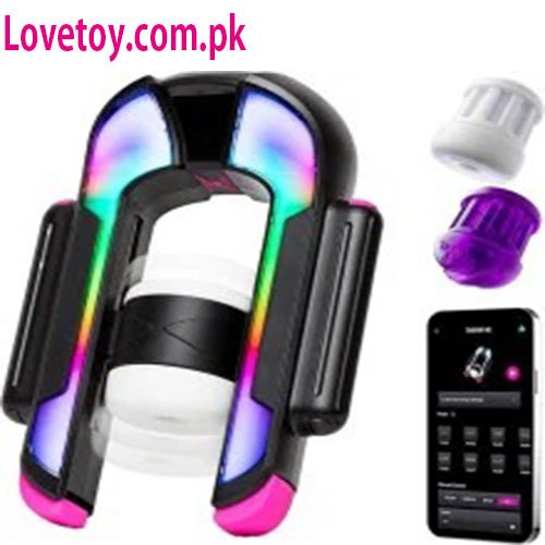 Adjustable 7.1-Inch Stroke Smart App-Controlled Male Masturbator In Pakistan
