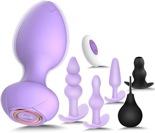 6-Piece  Anal Plug and Care Kit