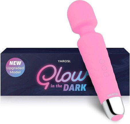 Yarosi Personal Wand Massage Glow in the Dark Vibrator Massager