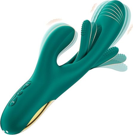 3-in-1 Hollow Flapping Rabbit & Dual-Motor Vibrator