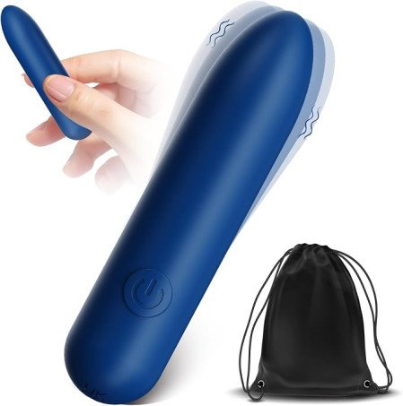 Mini Lipstick-Sized Waterproof Bullet Vibrator 