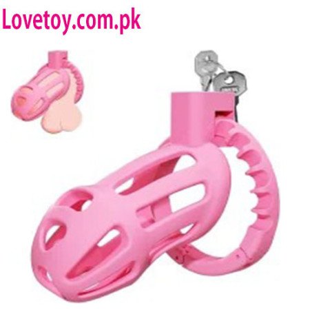 Premium Adjustable 8-Size Hollow ABS Chastity Cage System In Pakistan