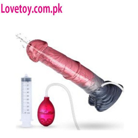 Realistic Water Spray Red Horse Dildo Tube In Pakistan