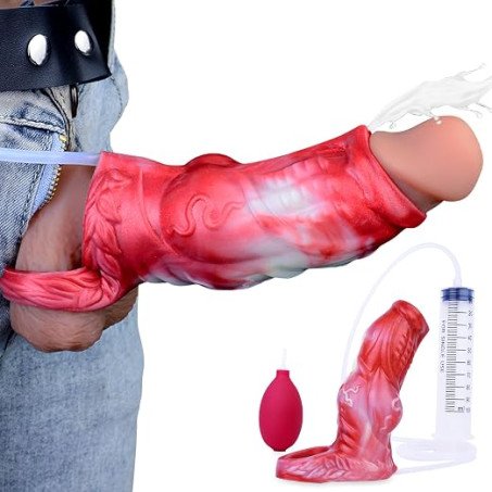 Textured Knotted Silicone Penis Sleeve 