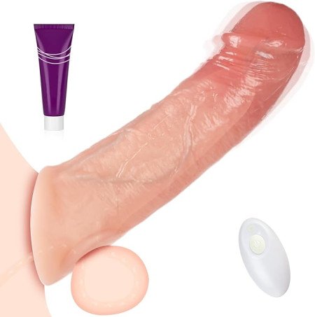 Letitfun Vibrating Penis Sleeve | Rechargeable Massager & Girth Enhancer
