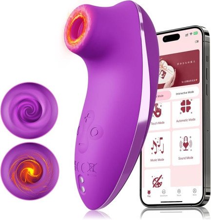 PulsePure Smart App-Controlled Thermal Clitoral Suction Device  