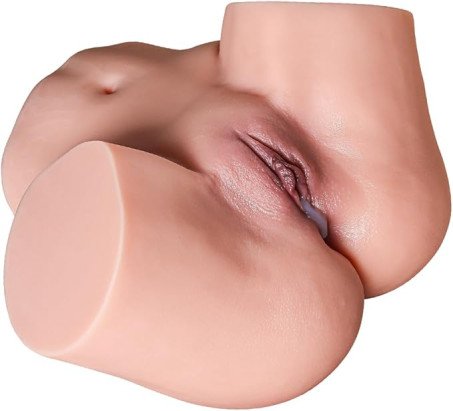 Life-Sized TPE Torso Sex Doll with Dual Channels