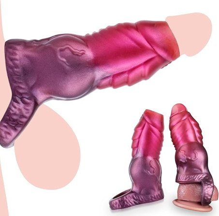 Penis Sleeve Small Size Cock Sleeve Girth Extension Sex Toys for Men