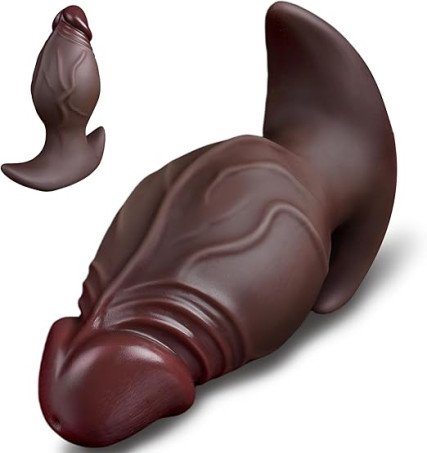 3-Inch Diameter Large Platinum Silicone Butt Plug