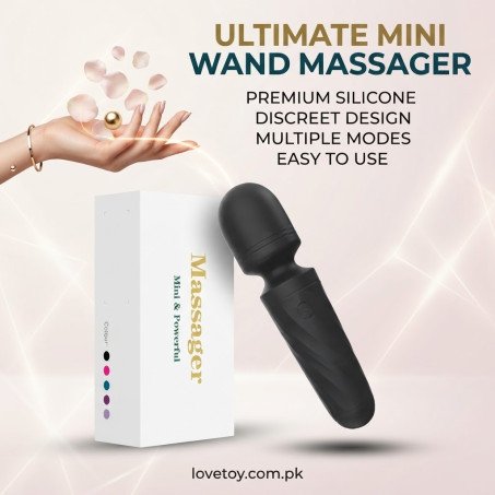 Mini Massager Wand-Waterproof, 10 Vibration In Pakistan