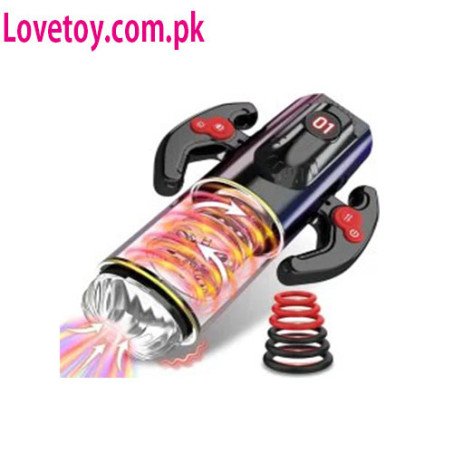 Advanced 4-in-1 Automatic Suction and Vibrating Male Masturbator In Pakistan