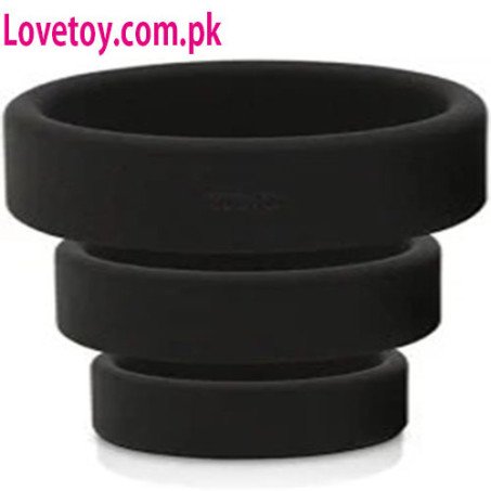 3-Piece Multi-Size Silicone Cock Ring Set In Pakistan